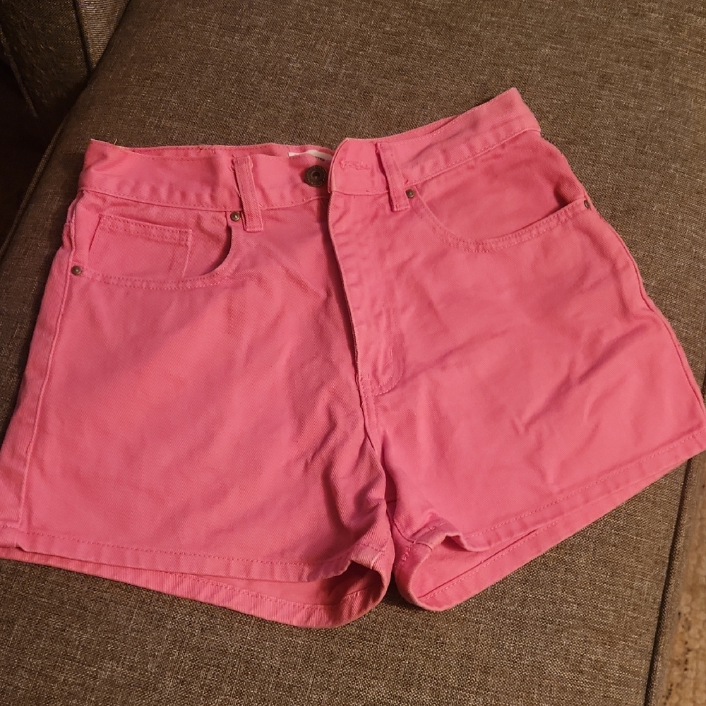 Cotton On High Waist Pink Women's Shorts